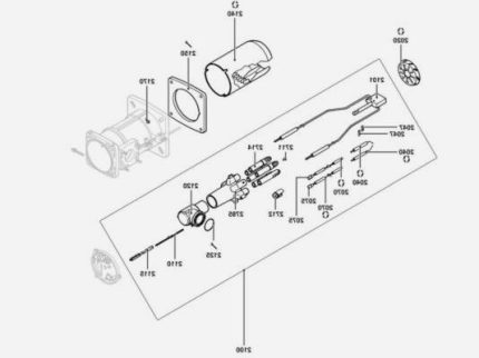 Голова сгорания для горелки Elco, 13000984