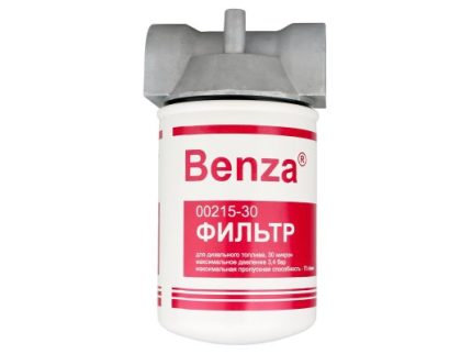 Фильтр для дизельного топлива Benza 00215-30 с адаптером